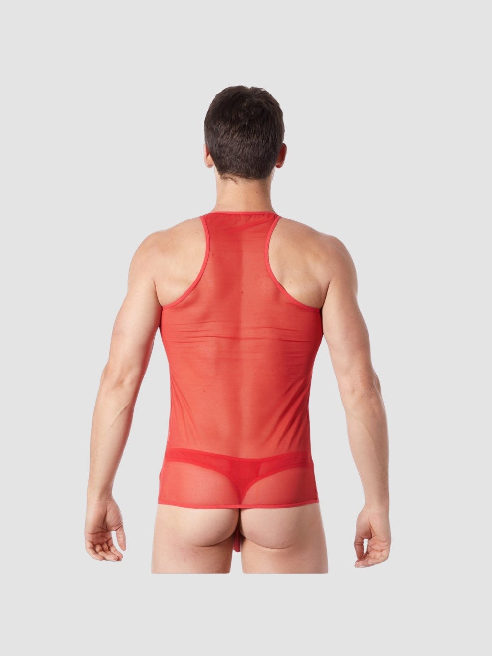 Débardeur Maille Fine LM92 Rouge