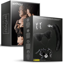 Set de 4 accessoires BDSM pour jeux de rôle sensuels