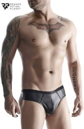 Slip noir wetlook Noir