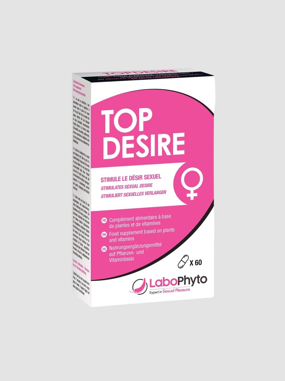 Aphrodisiaque féminin TopDesire 60 gélules