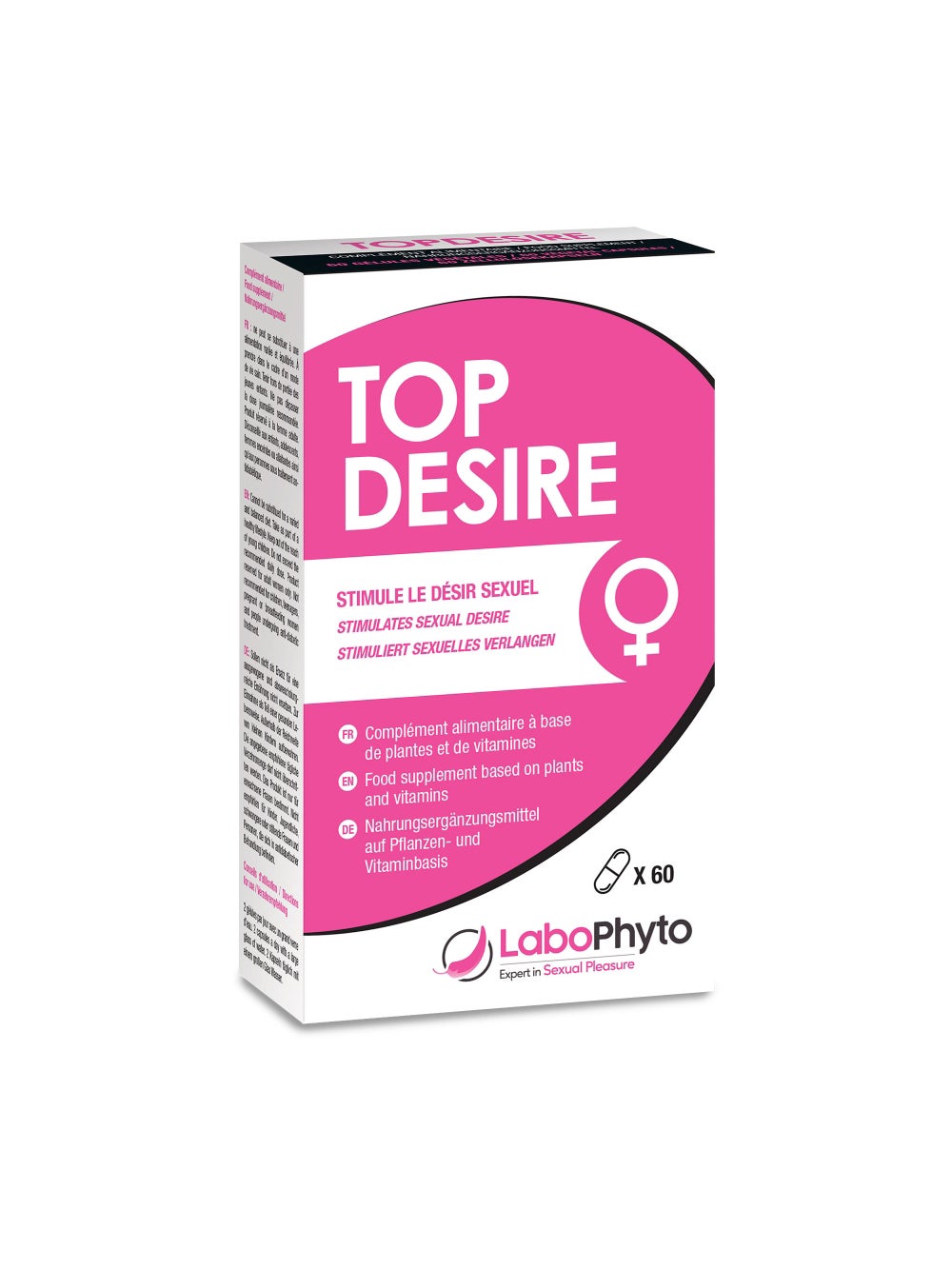 Aphrodisiaque féminin TopDesire 60 gélules