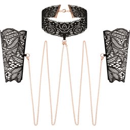Collier et Menottes en Dentelle