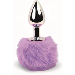- Bunny Tails Butt Plug - Violet