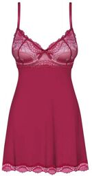 Nuisette Babydoll Rosalyne Cerise Rouge