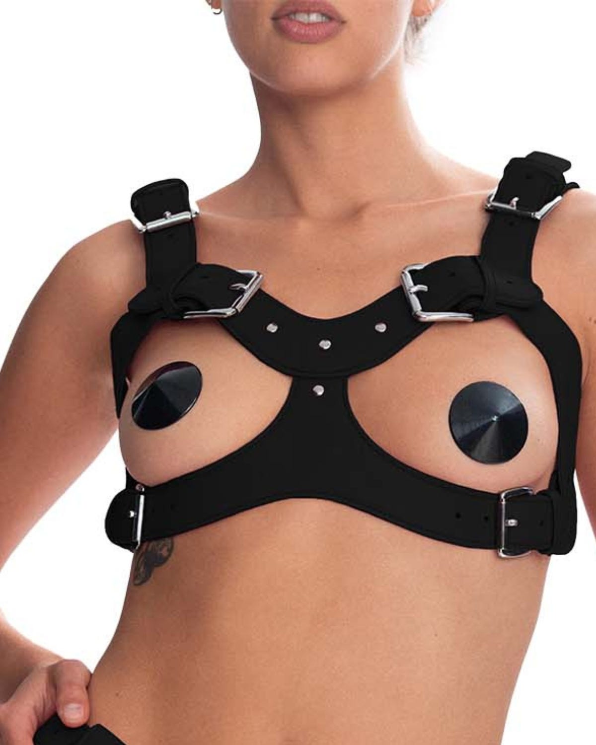 Harnais Poitrine En Cuir Véritable Et Ajustable