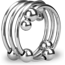 Anneau pénis ring cockring métal 8 boules Altar