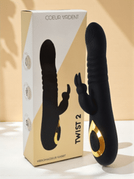 TWIST 2 Noir, Vibromasseur Rabbit 