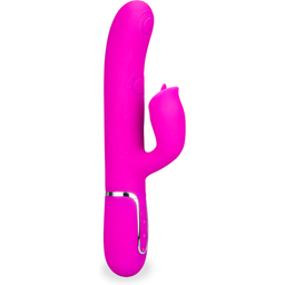 Vibromasseur rabbit percuteur et langue Bomb