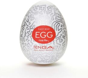 EGG Keith Haring Party Masturbateur Oeuf Gris