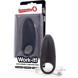 - Work-it! Vibrating Ring Black