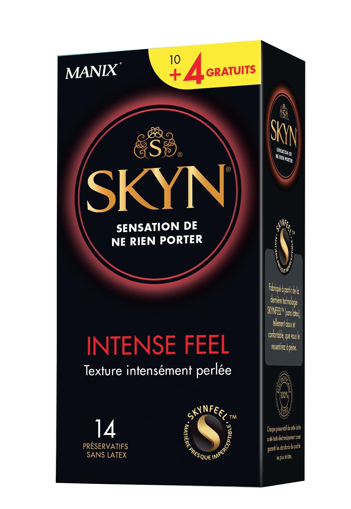 Préservatifs Manix Skyn Intense Feel 10+4
