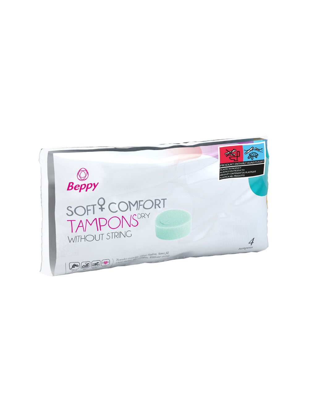 Éponges Menstruelles Soft + Comfort DRY Tampons Boîte de 4