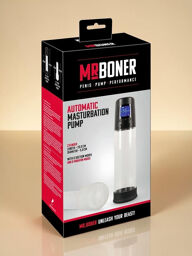 Pompe à masturbation automatique avec vibrations et succion puissante