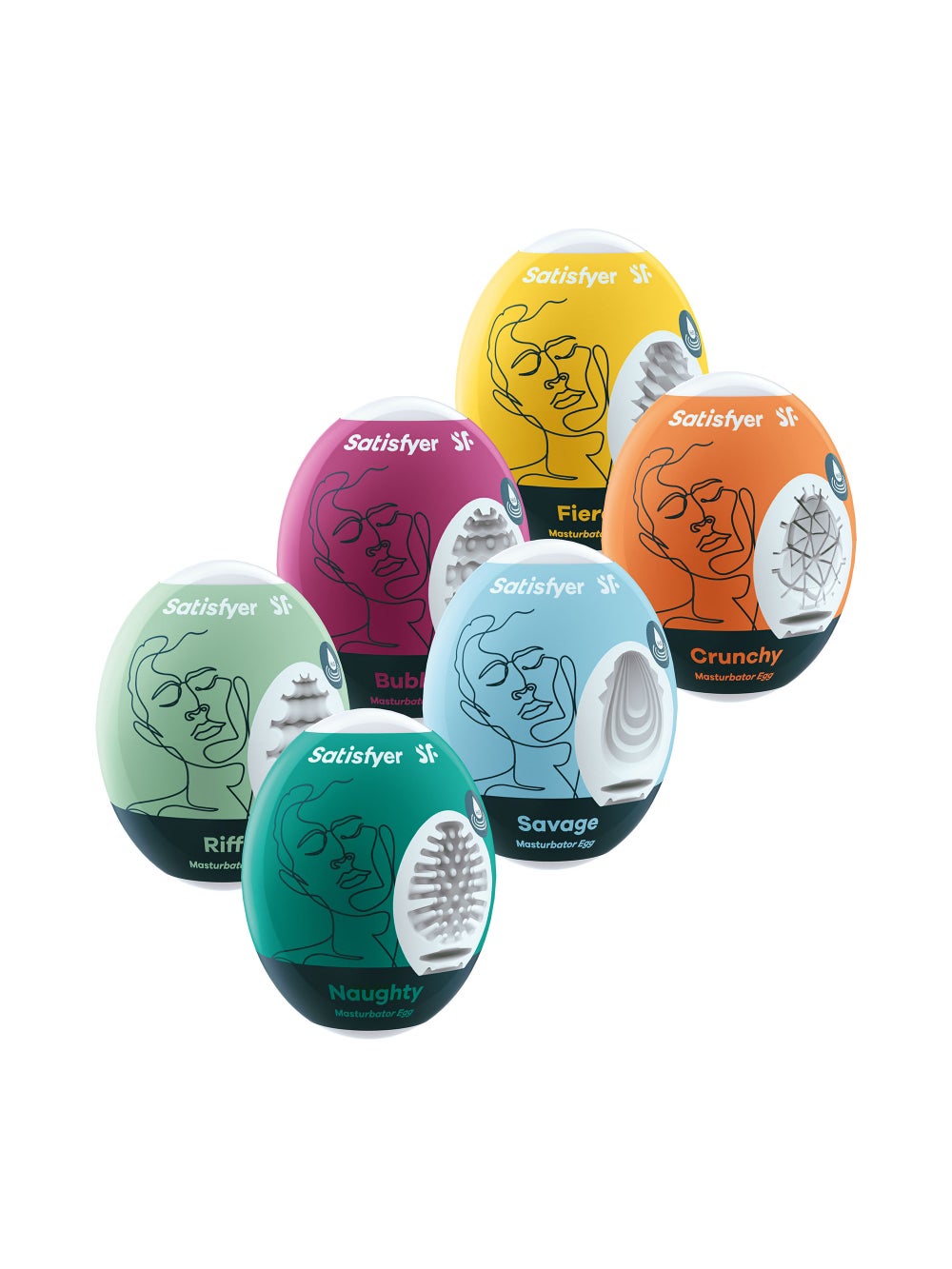 Masturbateur Satisfyer Eggcited Pack de 6
