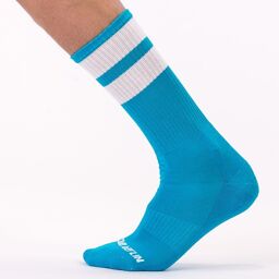 Chaussettes Gym Socks Bleu ciel-Blanc