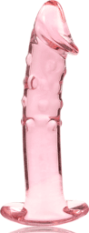 LE 19 GODE EN VERRE BOROSILICATE 18,5 X 4 CM ROSE