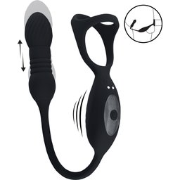 Cockring Tri O Vibrant et Pulsatif