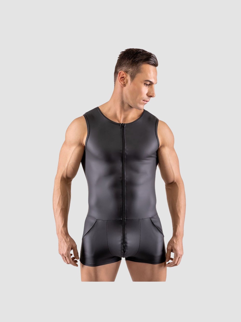 Combishort Fermeture Éclair Noir