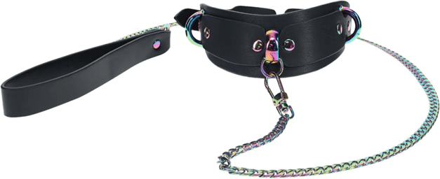Collier et Laisse - Collection Venice - Noir