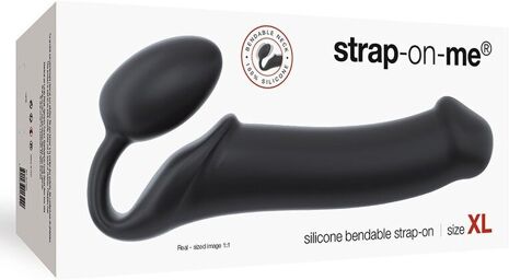 Strap on me dildo Black XL