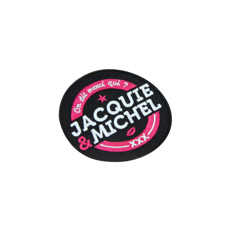 Écusson rond Jacquie et Michel