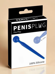 Plug urétral flexible en silicone doux pour une stimulation précise