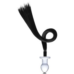 Plug Anal en Verre Horse Tail