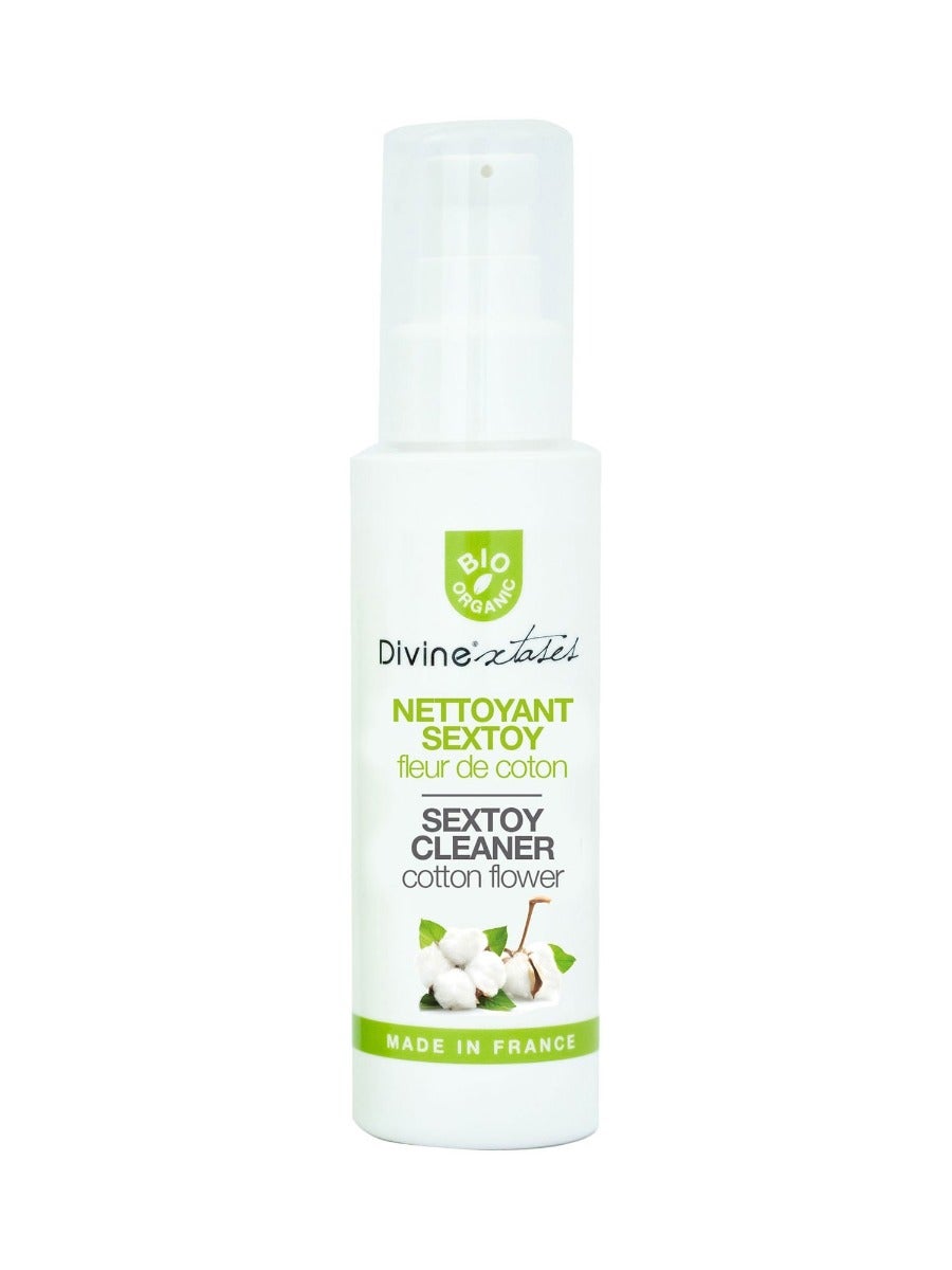 Nettoyant sextoy fleur de coton bio 100 ml