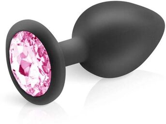 Plug Anal Silicone Bijou Cloud M Noir