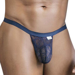 String en dentelle Bachos Marine Bleu