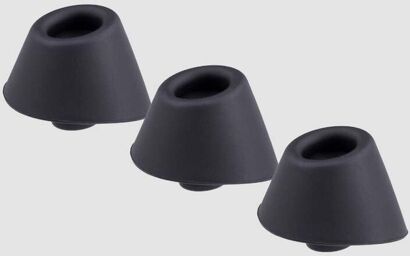 Têtes de stimulation Dual Toy x3 black Noir