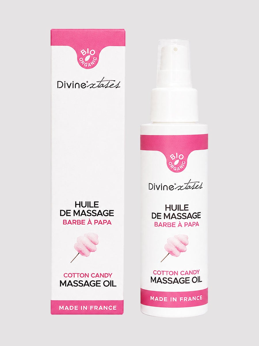 Huile de massage barbe à papa bio 100 ml