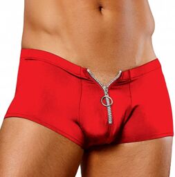 Boxer ZIPPER Rouge
