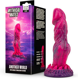 Gode flexible avec ventouse 22,4 cm pour stimulation vaginale et anale