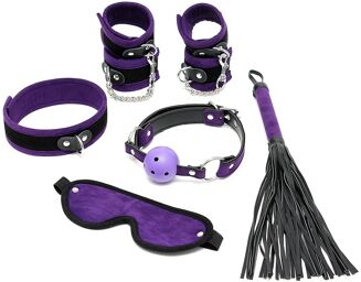 Kit 6 pièces bondage me violet