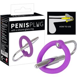 Plug Urétral et Anneau de Gland Silicone