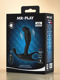 Vibromasseur prostatique flexible avec télécommande