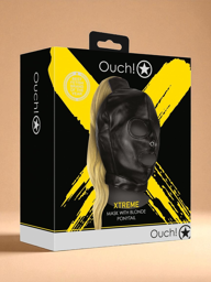 Masque avec cheveux blond - Black