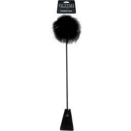 Pipedream - Cravache et chatouilleur en plumes - Noir