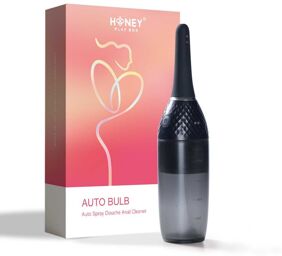 Auto Bulb - Nettoyeur anal automatique - Noir Noir