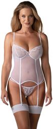 Alissium corset et string Blanc