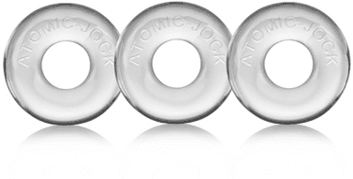 Ringer - 3-pack of Do-Nut-1 Cockrings - Clear