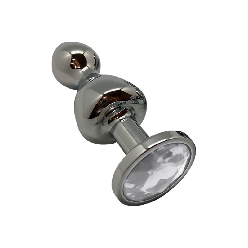 Plug bijou Lollypop transparent L