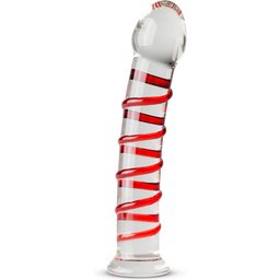 - Gode en verre N° 15 - 17,5 cm
