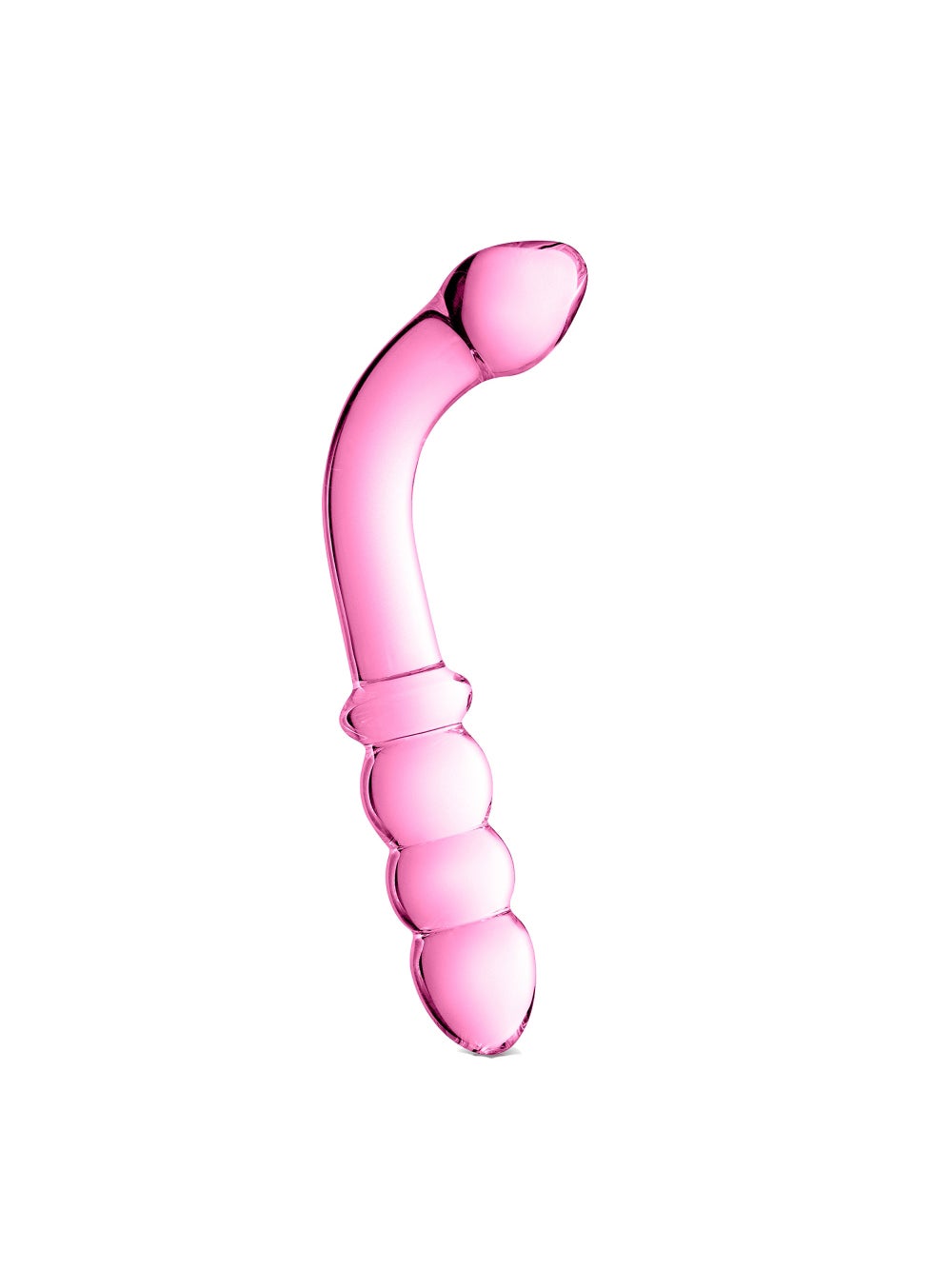 Dildo en verre perlé Glossy N°8