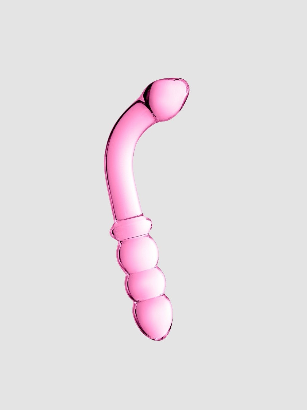 Dildo en verre perlé Glossy N°8
