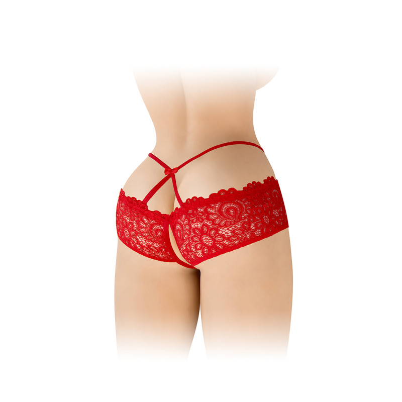 Culotte ouverte rouge Celia