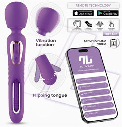 Vibromasseur Salma avec langue flipping