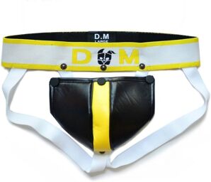 Jockstrap Neo Dungeon Noir-Jaune