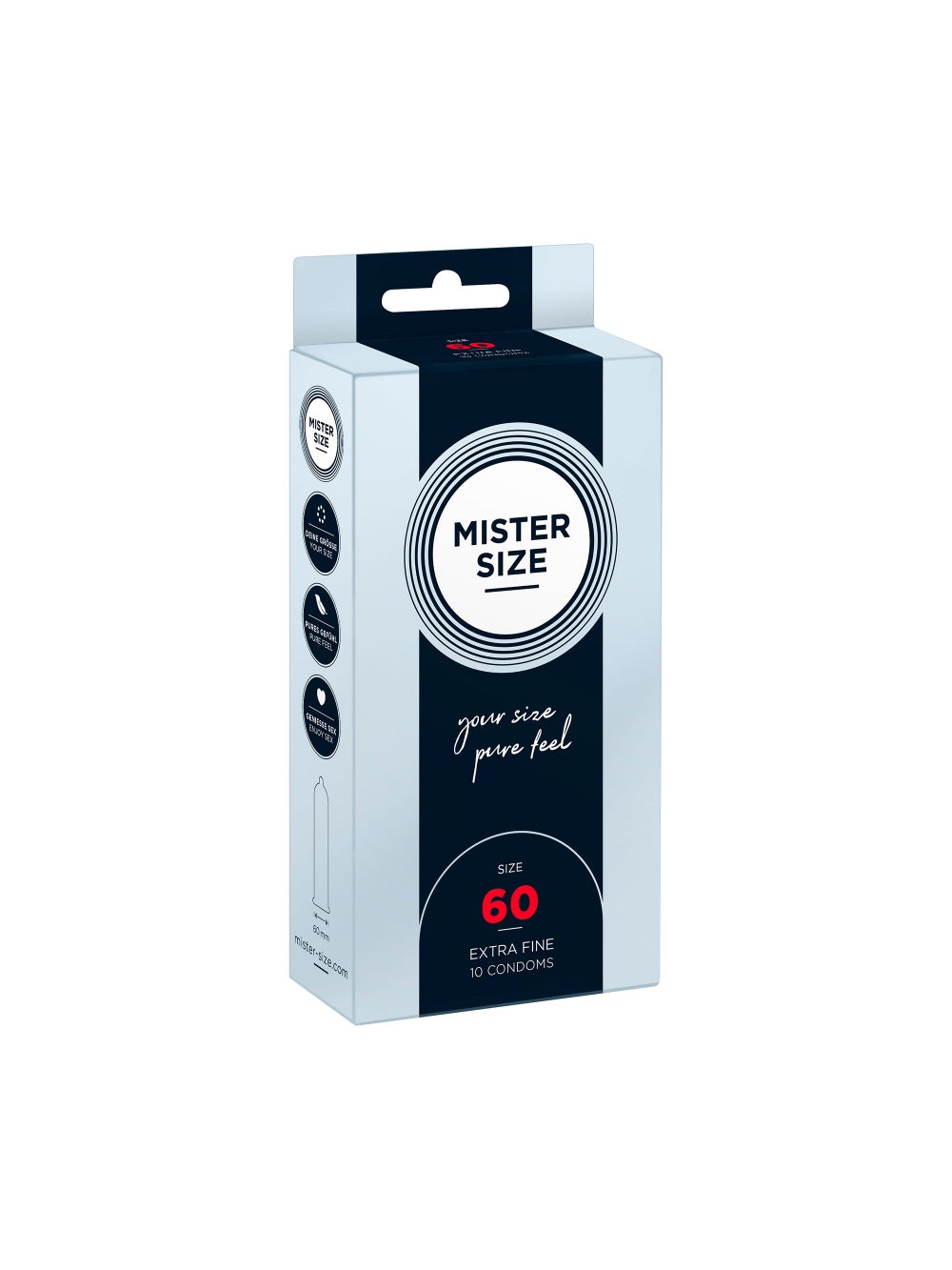 Préservatifs Pure Feel 60 Boîte de 10